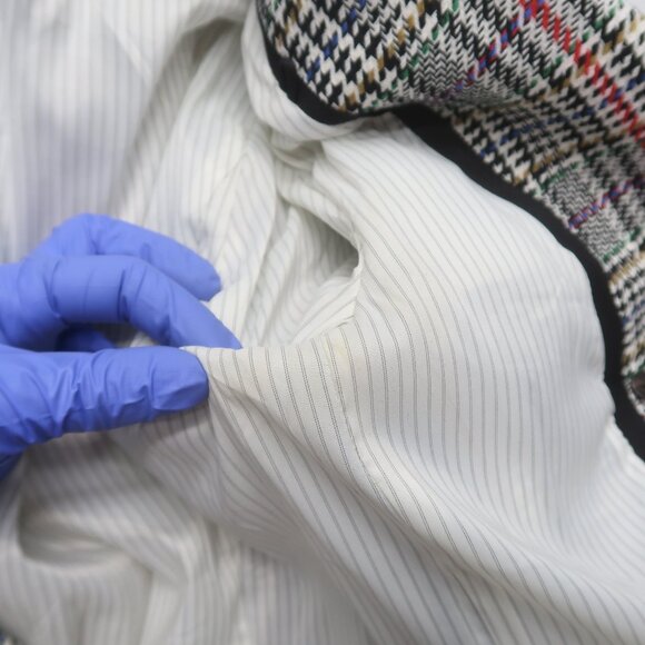 Veronica Beard Double Breasted Plaid Empire Dickey Blazer Jacket 2 - Picture 7 of 16